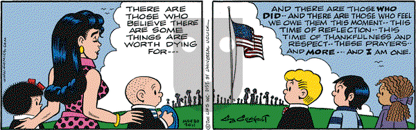 Nancy on Monday May 30, 2011 Comic Strip