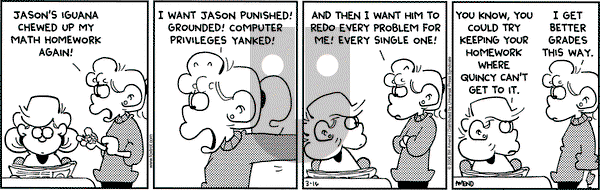 FoxTrot on Thursday March 16, 2006 Comic Strip