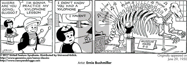 Nancy Classics on Thursday June 29, 2017 Comic Strip