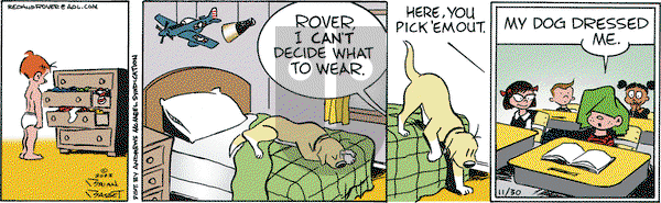 Red and Rover - Thursday November 30, 2023 Comic Strip