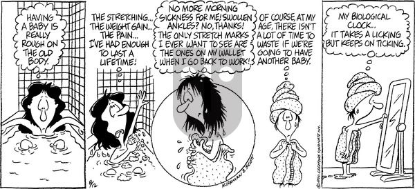 Baby Blues on Sunday August 12, 1990 Comic Strip
