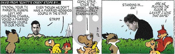 Over the Hedge on Thursday March 12, 2020 Comic Strip