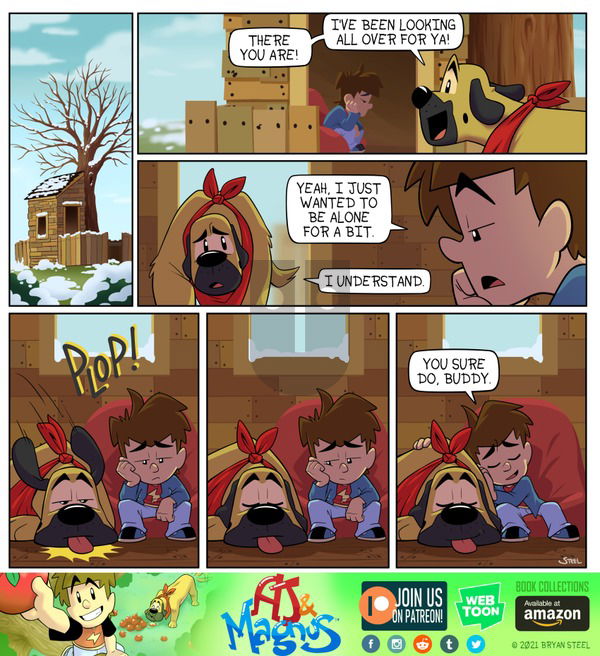 AJ and Magnus on Sunday December 5, 2021 Comic Strip