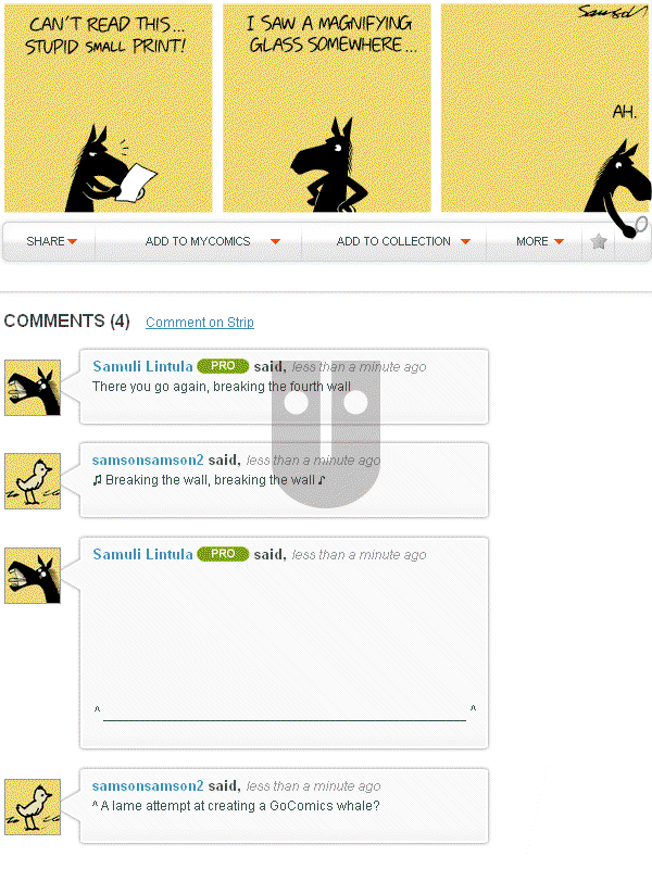 Dark Side of the Horse on Sunday March 10, 2013 Comic Strip