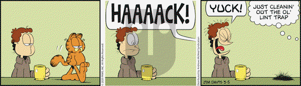 Garfield on Thursday March 5, 2020 Comic Strip