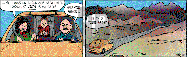 Luann on Saturday December 6, 2014 Comic Strip