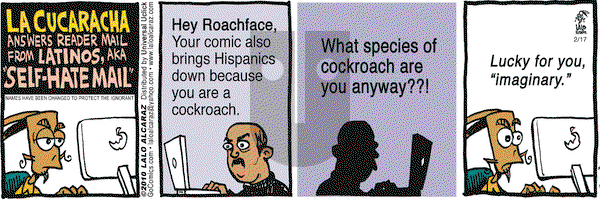 La Cucaracha - Wednesday February 17, 2010 Comic Strip