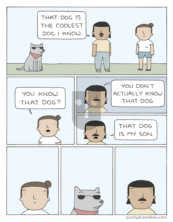 Poorly Drawn Lines on Friday August 24, 2018 Comic Strip