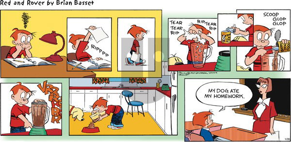 Red and Rover on Sunday January 26, 2014 Comic Strip