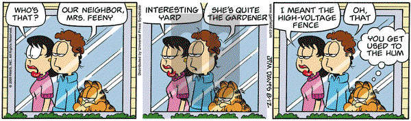 Garfield on Wednesday August 12, 2009 Comic Strip