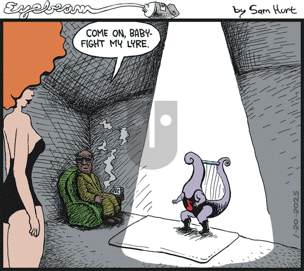 Eyebeam on Monday January 20, 2025 Comic Strip
