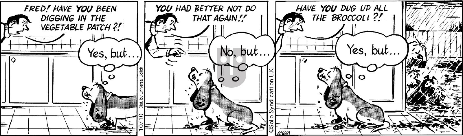 Fred Basset on Friday October 10, 2014 Comic Strip