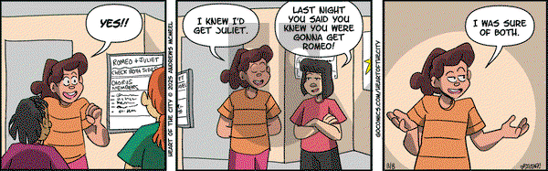 Heart of the City - Friday August 8, 2025 Comic Strip