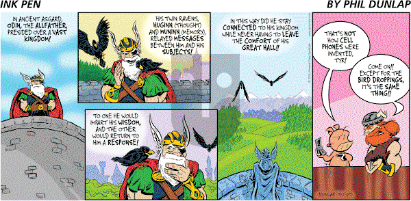 Ink Pen - Sunday March 1, 2009 Comic Strip