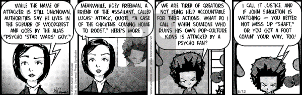 The Boondocks on Friday December 14, 2007 Comic Strip