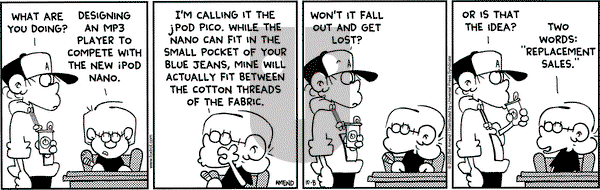 FoxTrot on Saturday October 8, 2005 Comic Strip