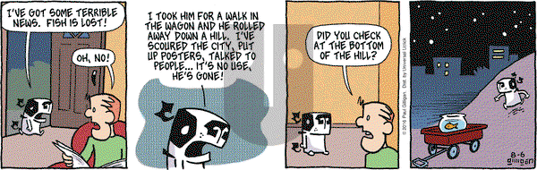 Pooch Cafe on Saturday August 6, 2016 Comic Strip