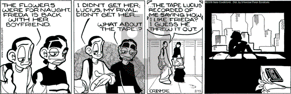 Maintaining on Friday February 15, 2008 Comic Strip