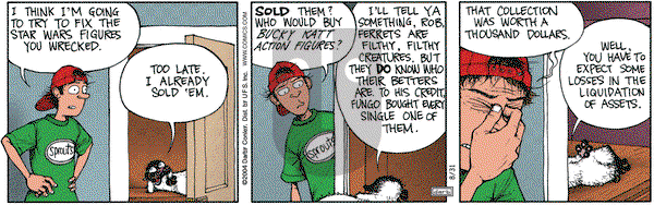 Get Fuzzy on Tuesday August 31, 2004 Comic Strip