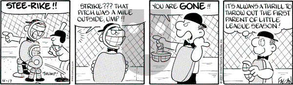 Drabble on Friday July 13, 2001 Comic Strip