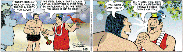 Alley Oop on Wednesday February 15, 2012 Comic Strip