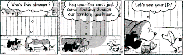 Fred Basset on Monday February 5, 2007 Comic Strip