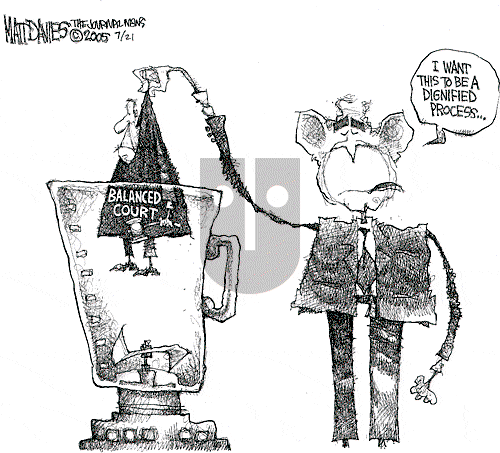 Matt Davies on Wednesday July 20, 2005 Comic Strip