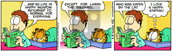 Garfield on Monday August 3, 1998 Comic Strip