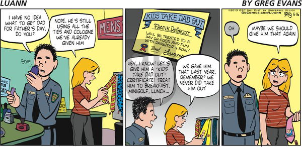 Luann on Sunday June 16, 2013 Comic Strip