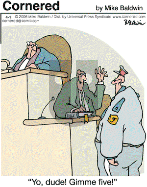 Cornered on Saturday April 1, 2006 Comic Strip