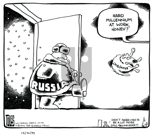 Tom Toles on Wednesday December 22, 1999 Comic Strip