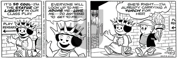 Nancy on Thursday October 6, 2005 Comic Strip