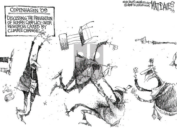 Matt Davies on Wednesday December 9, 2009 Comic Strip