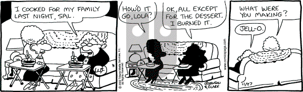Lola on Wednesday November 27, 2002 Comic Strip