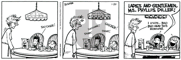 Grand Avenue on Monday January 20, 2003 Comic Strip