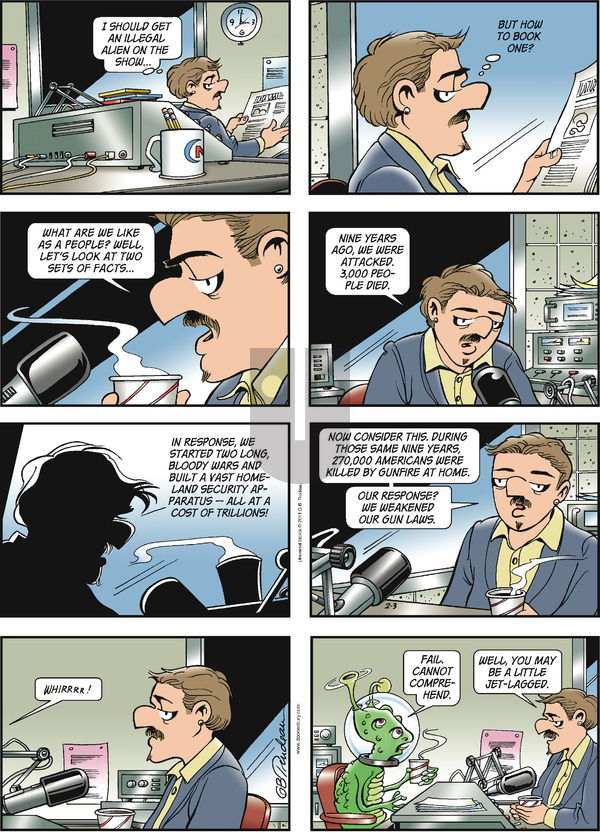Doonesbury on Sunday February 3, 2013 Comic Strip