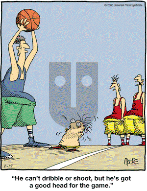 In the Bleachers on Saturday February 19, 2005 Comic Strip