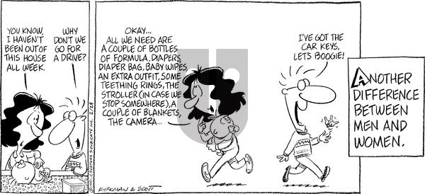 Baby Blues on Sunday February 24, 1991 Comic Strip