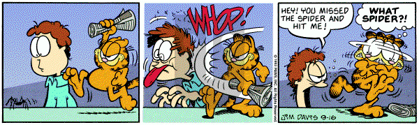 Garfield on Thursday September 16, 1993 Comic Strip