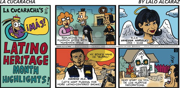 La Cucaracha on Sunday October 14, 2018 Comic Strip