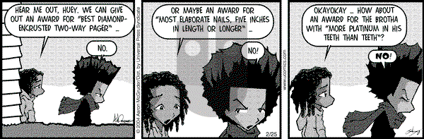 The Boondocks on Wednesday September 28, 2011 Comic Strip