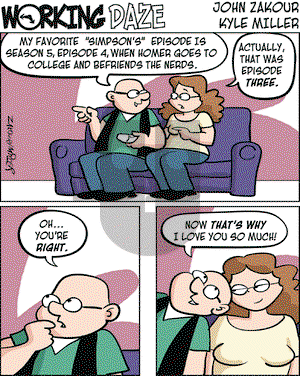 Working Daze on Saturday January 19, 2008 Comic Strip