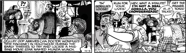 Alley Oop on Monday October 6, 1980 Comic Strip
