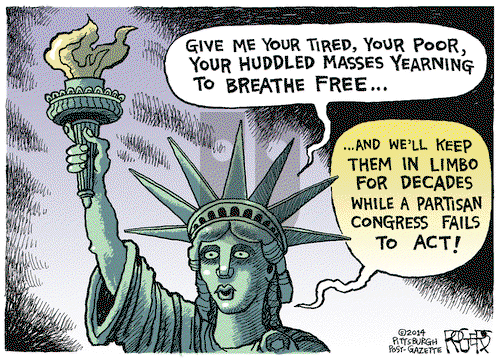 Rob Rogers - Monday July 7, 2014 Comic Strip
