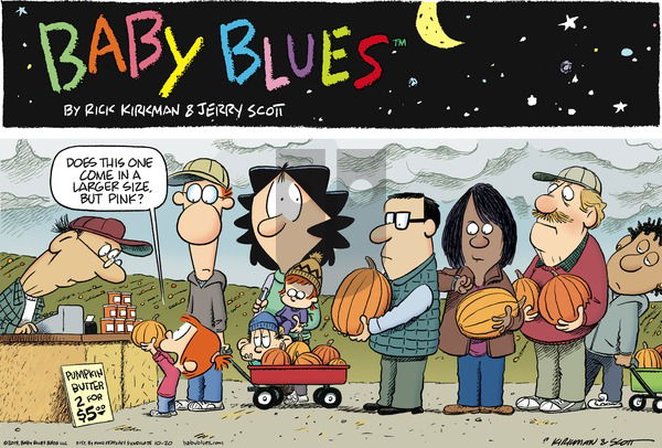 Baby Blues on Sunday October 20, 2019 Comic Strip
