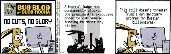 La Cucaracha on Saturday December 9, 2017 Comic Strip
