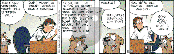 Get Fuzzy on Friday March 27, 2009 Comic Strip