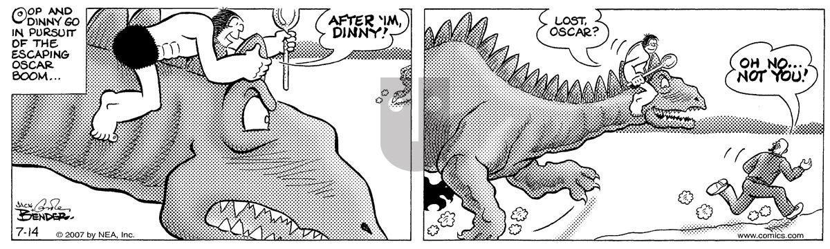 Alley Oop - Saturday July 14, 2007 Comic Strip