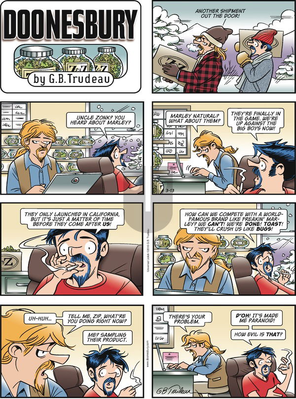 Doonesbury on Sunday March 13, 2016 Comic Strip