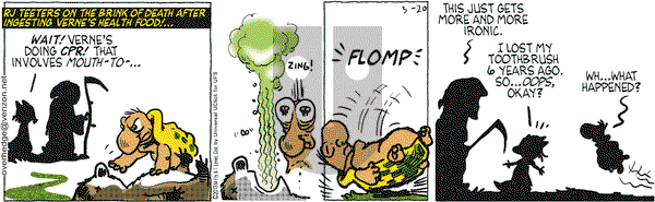 Over the Hedge on Wednesday March 20, 2013 Comic Strip